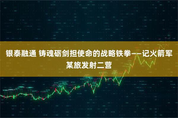 银泰融通 铸魂砺剑担使命的战略铁拳——记火箭军某旅发射二营